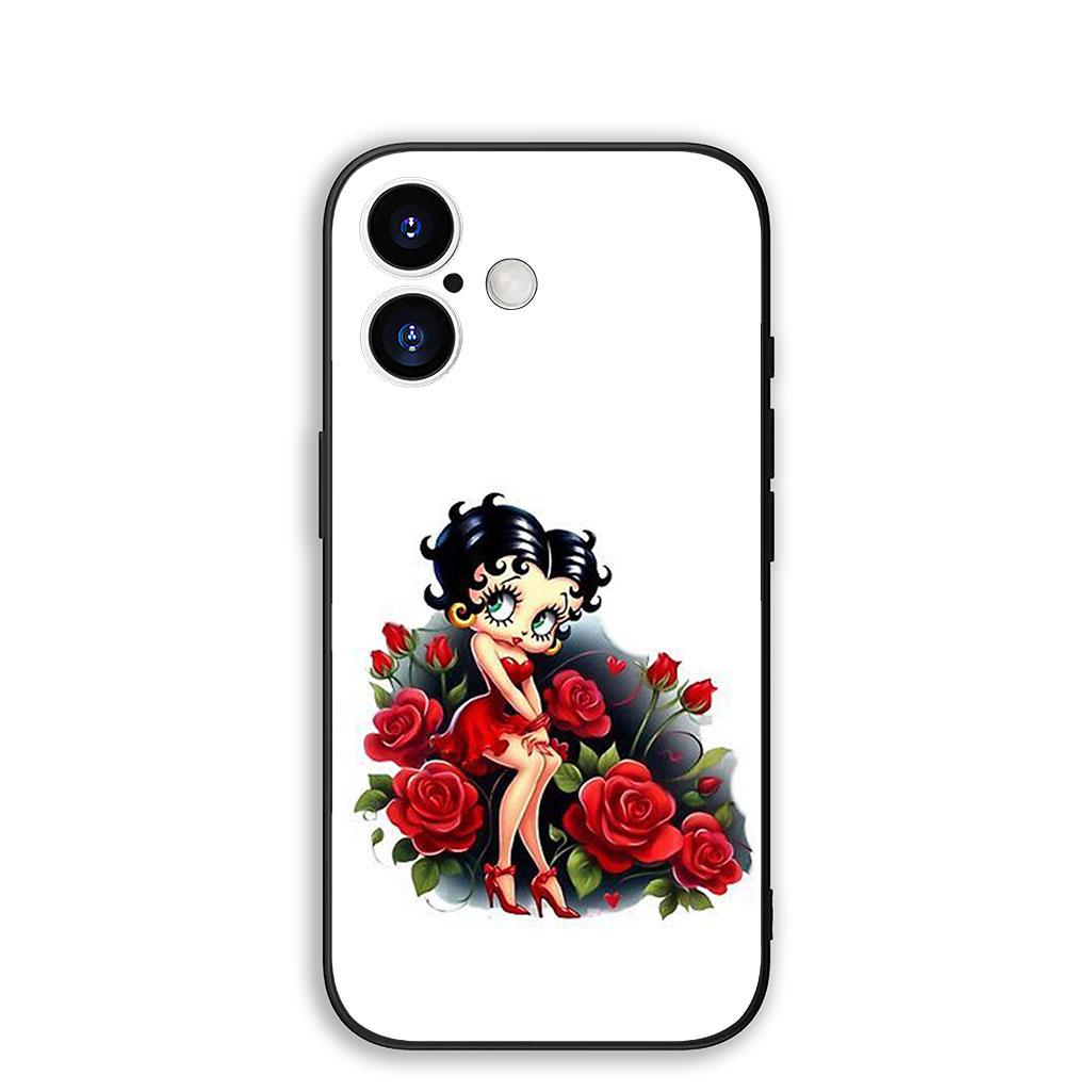 

Cover for Samsung Galaxy S22 S21 S20 Fe Ultra S9 Plus + A13 A22 M21 M31 M55 M15 Phone Case Kawaii B-Bettys Anime B-Boops Galaxy S22+ 5G