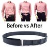 Knitterfreier elastischer Bund Anti-Falten Hemdhalter Bester Gürtel Hemdhalter Halter Gürtel Business