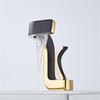 Basin Faucets Black and Gold Bathroom Faucet Single Handle Basin Mixer Tap Bath Black Faucet Brass Sink Water Crane