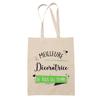 Tote Bag - PLANETEE - Best Decorator Woman of All Time - Cotton - Beige - Printed In France