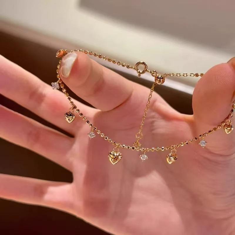 Retro Hollow Geometric New Style Exquisite and Fashionable Design Sense Niche and Simple Bracelet for Women