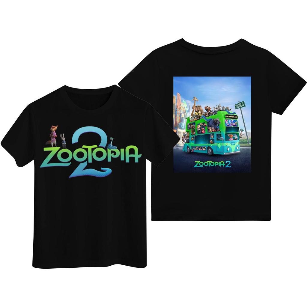 Children's Casual Fashion Cartoon Print Short-sleeved T-shirt Top