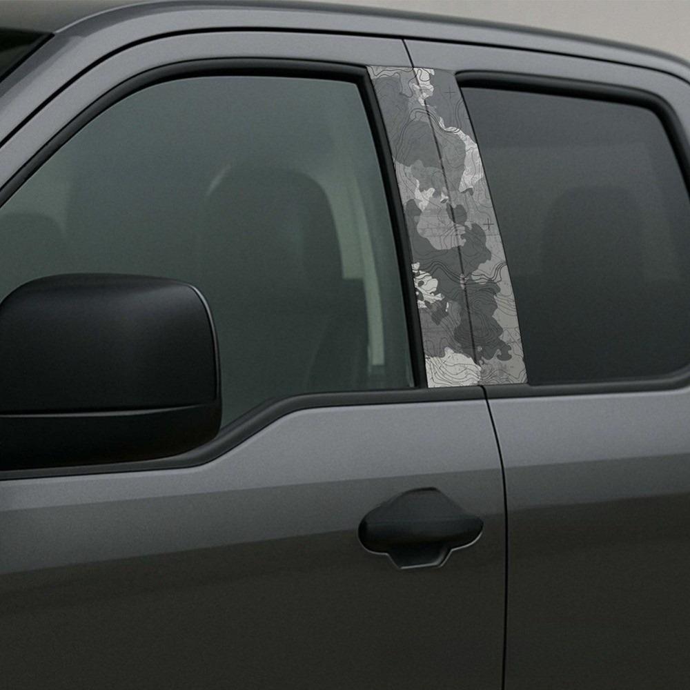 Waterproof B Pillar Sticker DIY Anti-scratch Car Pillar Decals Protective Film Car Side Door Trim Decoration for Door Trim