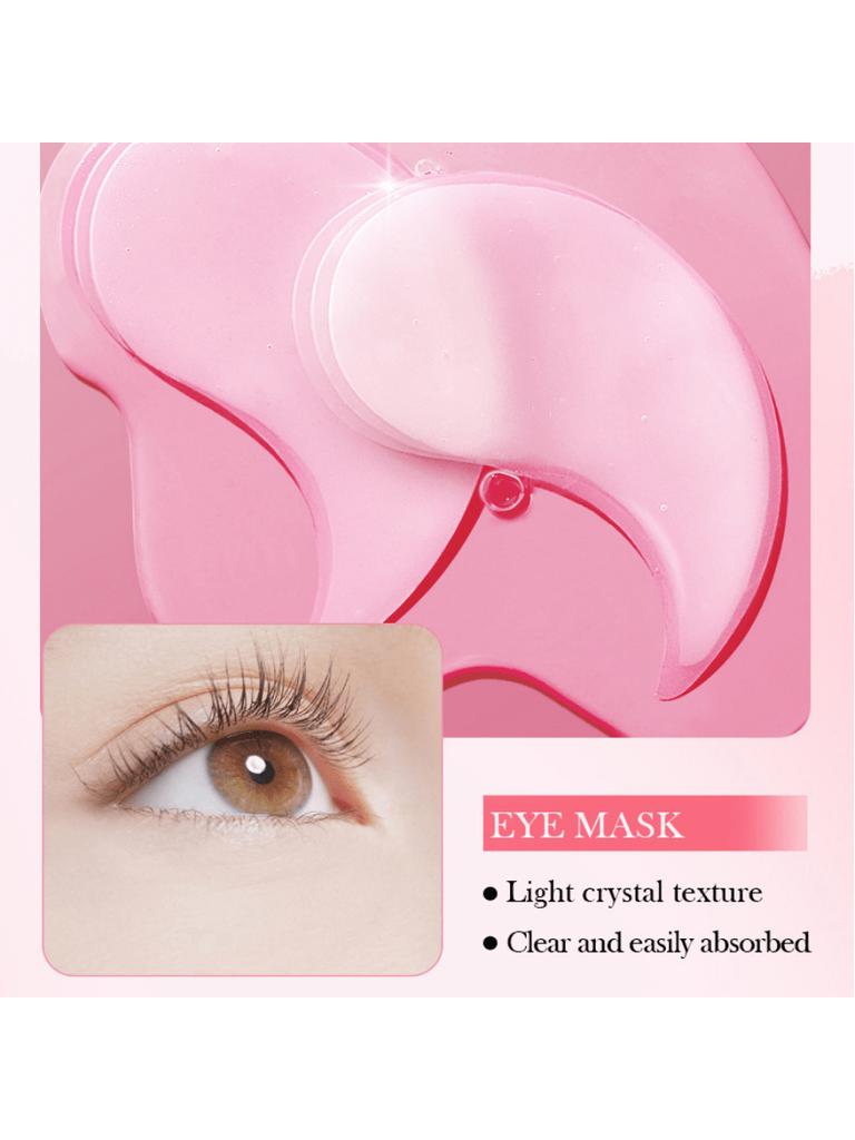 Rose Eye Mask Plant Essence Moisturizes Eyes, Brightens Skin, Moisturizes and Tightens Eyes