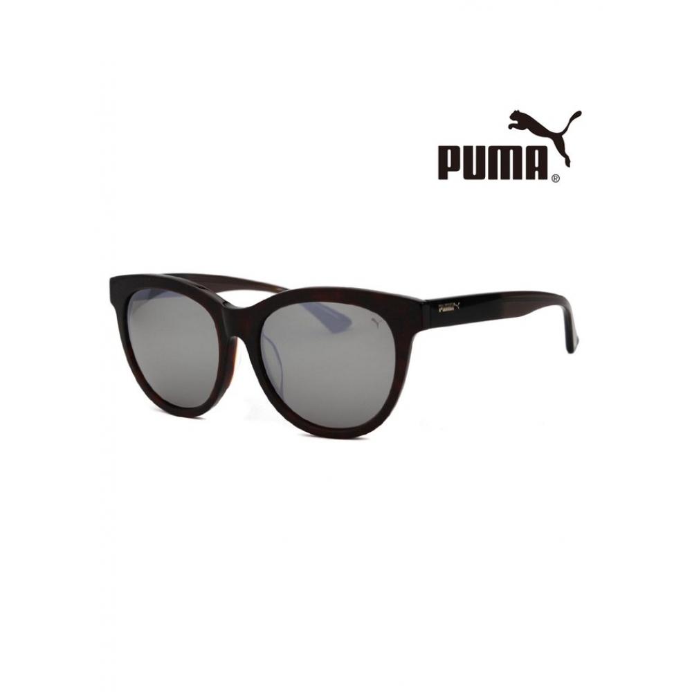 

Puma Pu0089sk 002 Round Horn Rimmed Over Asian Fit Mirror Sunglasses PU0089SK002