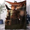 How to Train Your Dragon Viking Family Snow Scene Flange Velvet Blanket Soft Multifunctional Decorative Universal Throw
