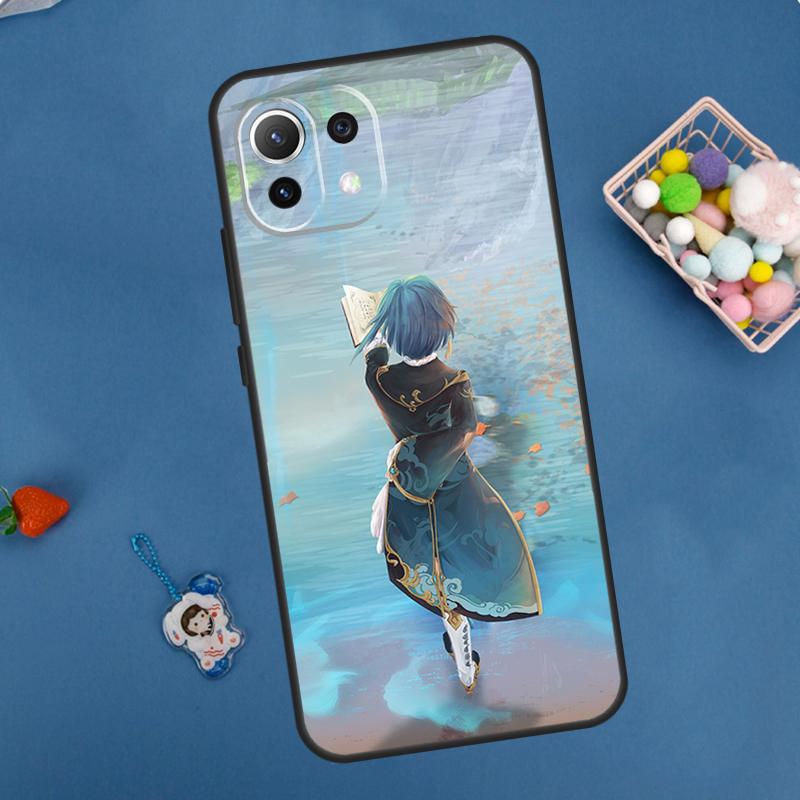 Genshin Impact Xingqiu Case For Xiaomi 14T Pro 13T 11T 12T 13 14 15 Ultra POCO X7 Pro X3 X5 X6 F5 F6 M6 Pro Cover
