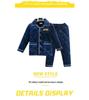 Extra dicker Winterflanell-Pyjama für Jungen - Warmer Einteiler für mittlere und große Kinder