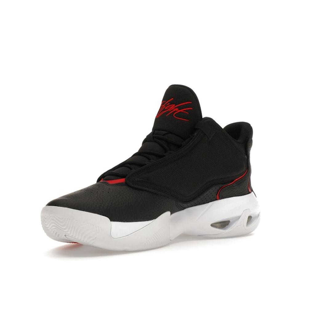 Air Jordan Max Aura 4 Bred Baskets Homme Noir Blanc Rouge Université DN3687-006