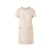 Women's Elegant French Style Beaded Midi Dress