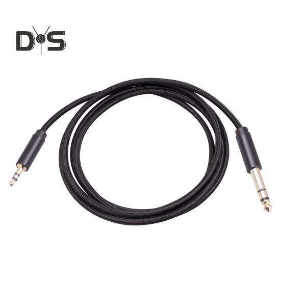 

Стерео аудиокабель 3,5 мм - 6,35 мм Позолоченный интерфейс Стабильная передача Помехоустойчивый Универсальный стерео аудиокабель 2M чёрный