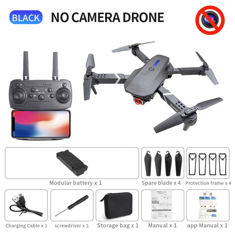 E99 Cross-Border 4K Dual Camera Drone: Foldable Remote Control Quad-Copter
