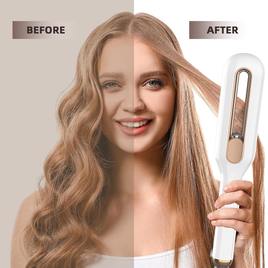 Pro Artist Black Gold Double Straight Dual Plate Hair Straightener |Faster Styling and Reduced Damage