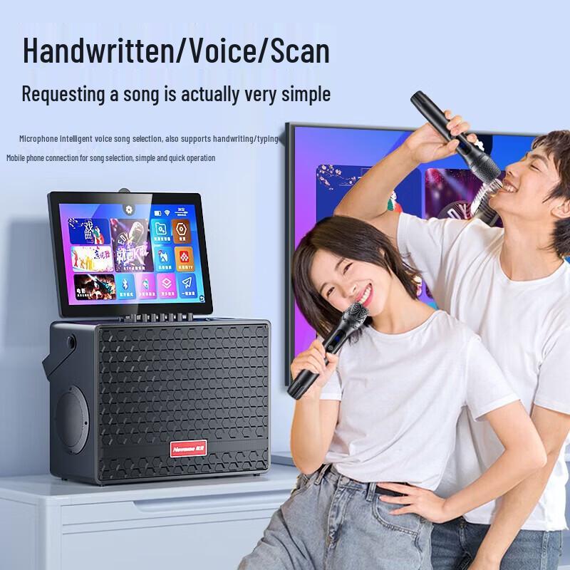Newmine K97 Portable Bluetooth Karaoke Speaker with Radio (CN Version)