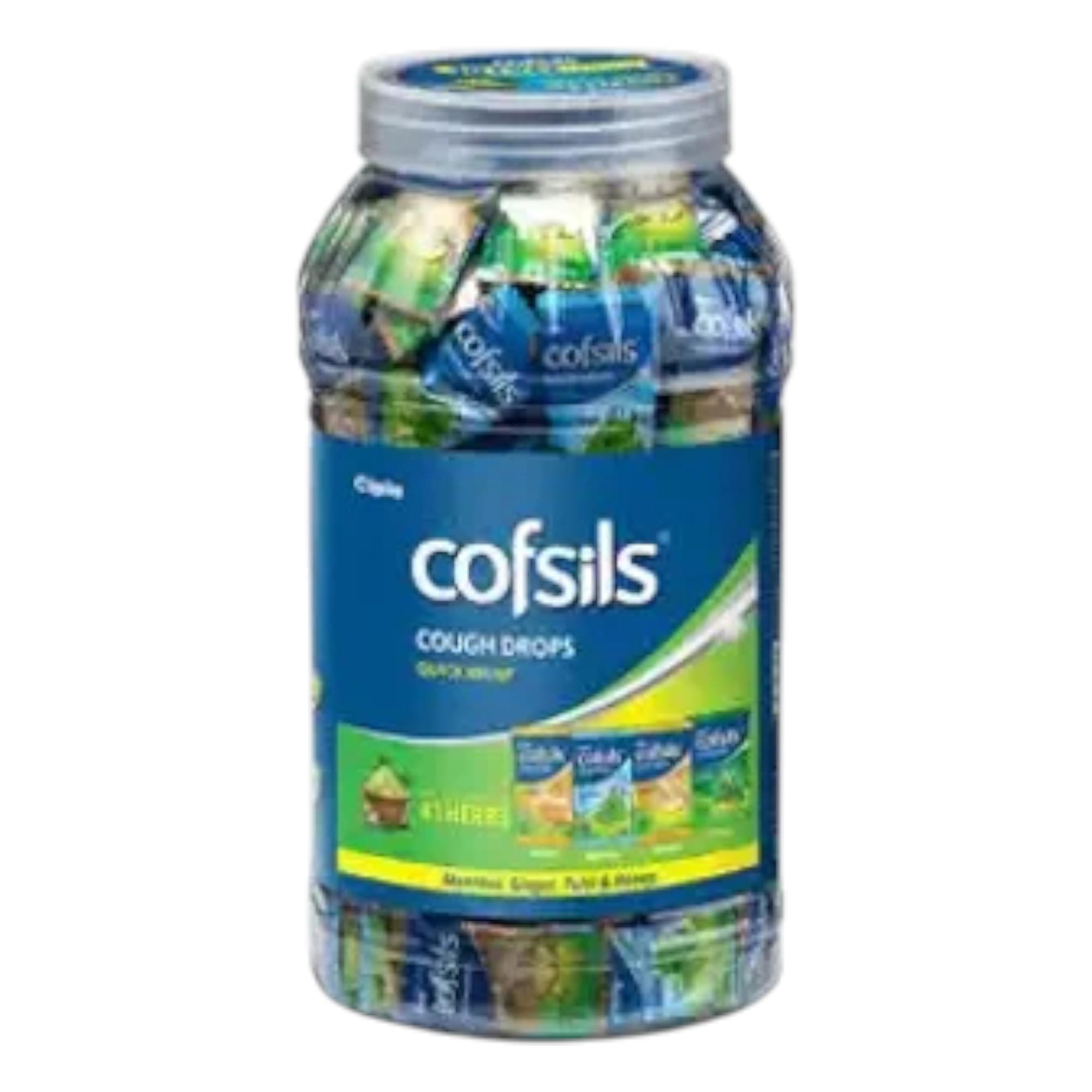 

Кофсілс Різні льодяники від кашлю ( Пастилки 210 )1 банка | Швидке полегшення, Заспокоєння горла, Формула потрійного полегшення