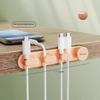 Desktop Cute Cable Organizers Holder Clip Desk Tidy Organiser Selfadhesive Wall Mounted Cable Management Office Wire Cord Holder