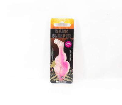 Megabass Weicher Köder Dark Sleeper 3,8 Zoll 3/4 oz Klar Rosa (1516)