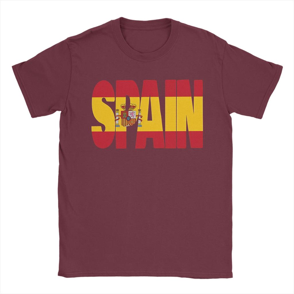 Harajuku TShirt Summer ESPANA Spain Flag Fashion T Shirts 100 Cotton Tee Shirt for Man Y2K Classic Cheap Short Sleeve Clothes