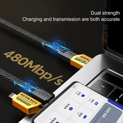 100CM 4-In-1 Ladekabel USB Typ-C 8Pin PD65W Schnelle Lade Handy Tablet Nylon Geflochtene daten Kabel Draht Kabel für Android für iPhone