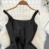 YYFS Women's Fashion Summer Spring Summer Spring Sleeveless Suspenders High Waist Casual Dresses