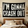 Retro Typography Alphabet Tapestry Boho Wall Art for Bedroom Living Room Cabin Garden Party Decor Multiple Sizes