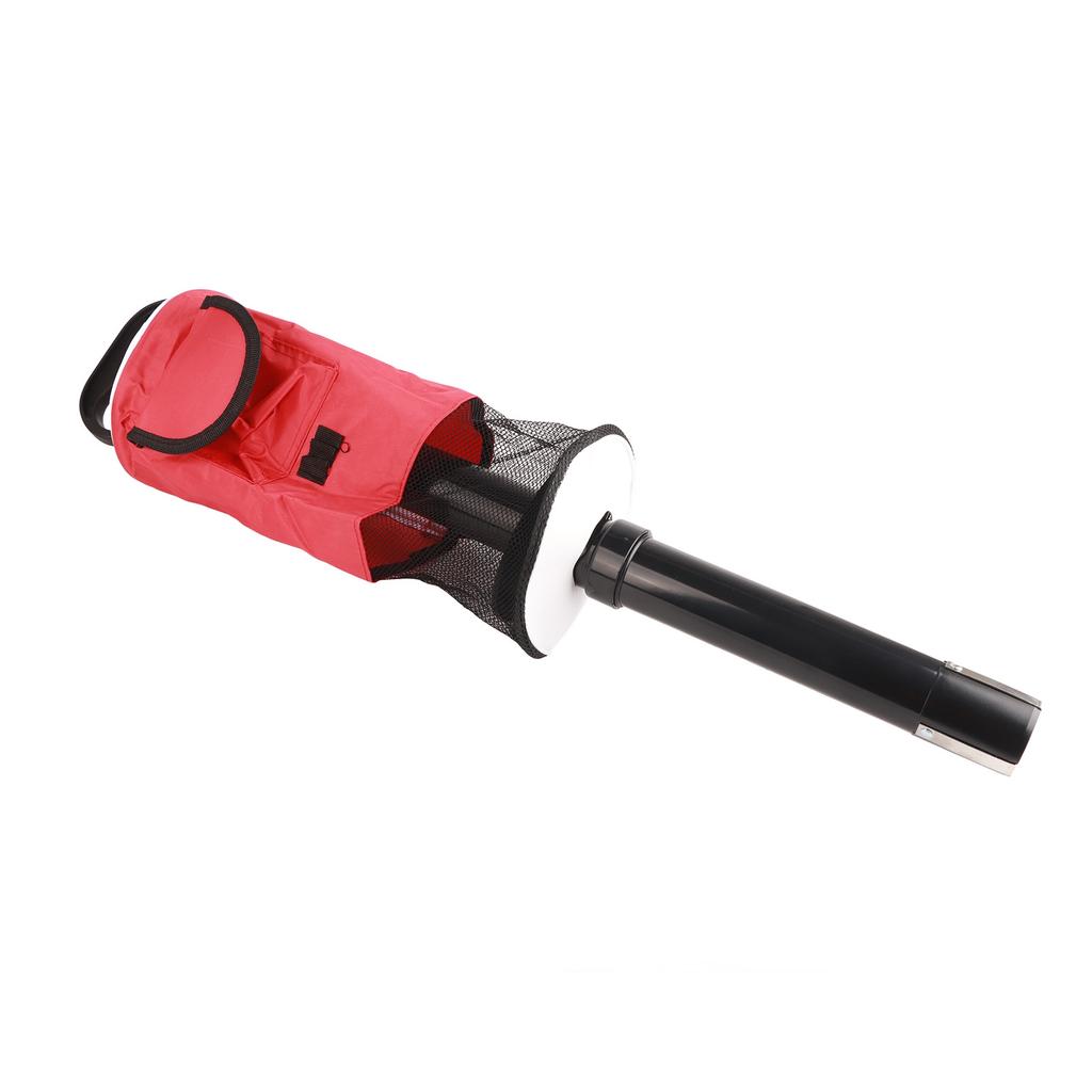 Portable Ball Retriever Shag Bag Ball Pick Up with Removable Tube Practice Collector