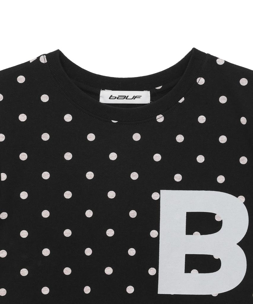 BAUF B Logo Slim Fit T-Shirt [Black Dot]
