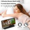 6.6  Large Display Digital Desk Clock, Dual Alarm Clock with Indoor TemperatureCelsiusDate, USBCelsiusType-C Charging Ports, 6-  Dimmer, 5 Volume