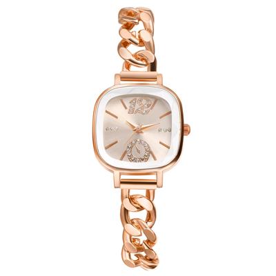 Women's Watch Bracelet Simple Stylish Analog Display Stainless Steel Band Waterproof Quartz Rose Gold Casual Business Fashion Accessory - Birthday