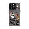 Cat and mouse bracket is suitable for Apple 16promax mobile phone case 13 silicone 15 flip fur 14 all-inclusive anti-drop 12.