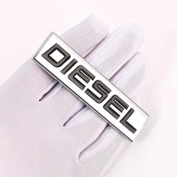 Samolepka na auto Diesel Logo Emblém Odznak 3D kovové samolepky na auto Styling auta