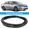 Uszczelka uszczelniająca szyberdachu, Gumowa uszczelka weatherstrip szyberdachu Czarna Szczelna Elastyczna 63251‑30100 do GS350 GS450h ES350 ES300