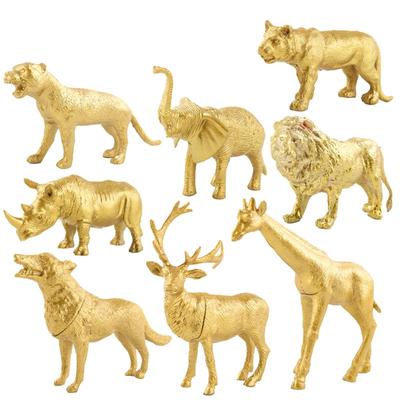 Gold s Figuren Spielzeug 8 Stück Dschungel Figuren Wilde Plastik s