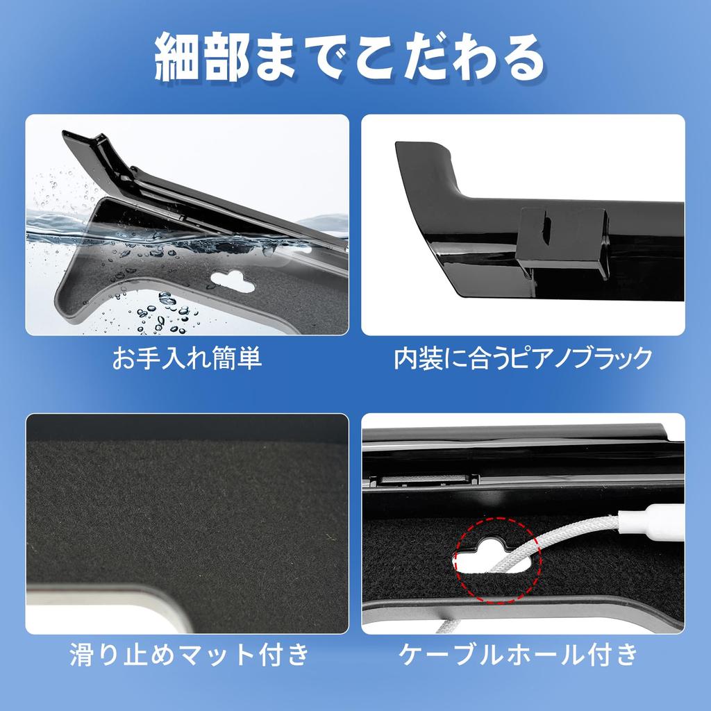 TELLIKA Center Air Vent Storage Case for Alphard 40 Series and Vellfire 40 Series Center Console Tray ABS Material Easy Installation Small Item