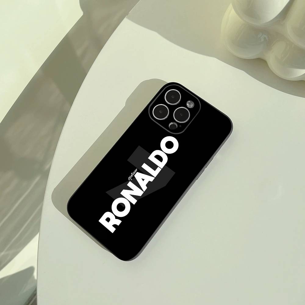 7-No7-C-R-7-Ronaldo Phone Case For iPhone 17,16,15,14,13,12,11 Pro Max,16Plus,XS Lightweight and Practical Soft Black Cover