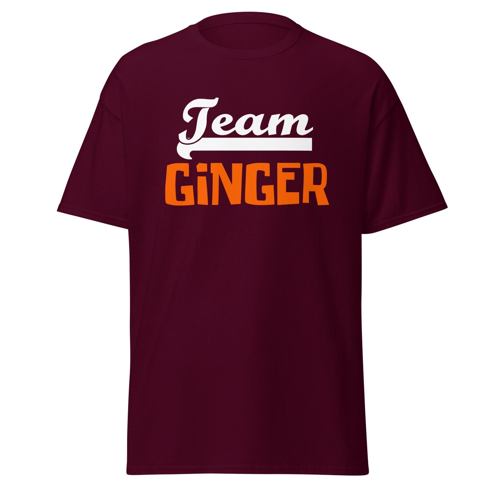 Team Ginger - Gilligan s Island Shirt Classic TV Show Red Head Quote, Unisex XXL