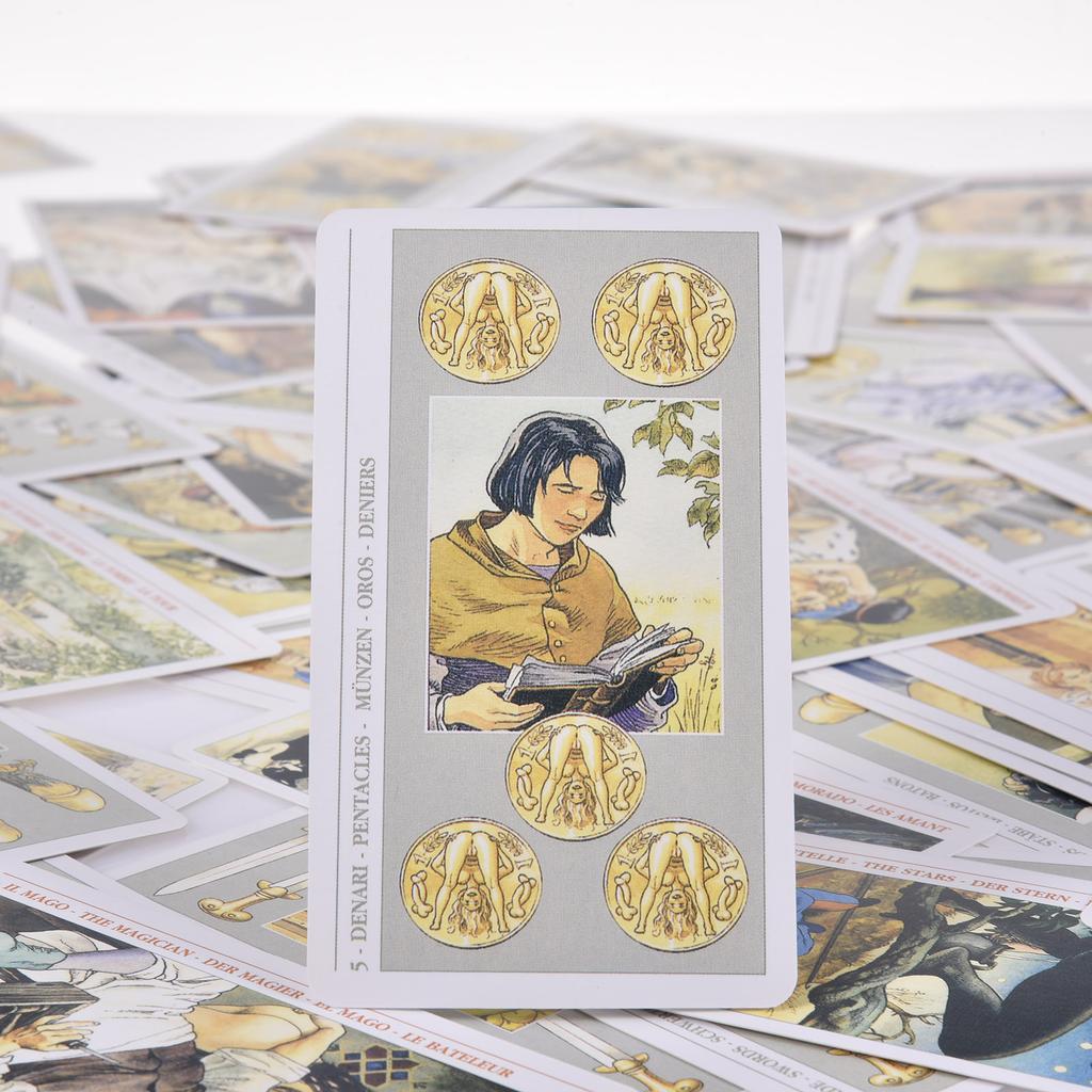 Decameron Tarot Cards Mordern Witch Angels Series Everyday Witch Oracle Cards PDF Guideboock English Board Games