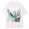 T-shirt Featuring Agusha Masanosuke The Protagonist of The Japanese Anime Ginza Century Style Cotton Top