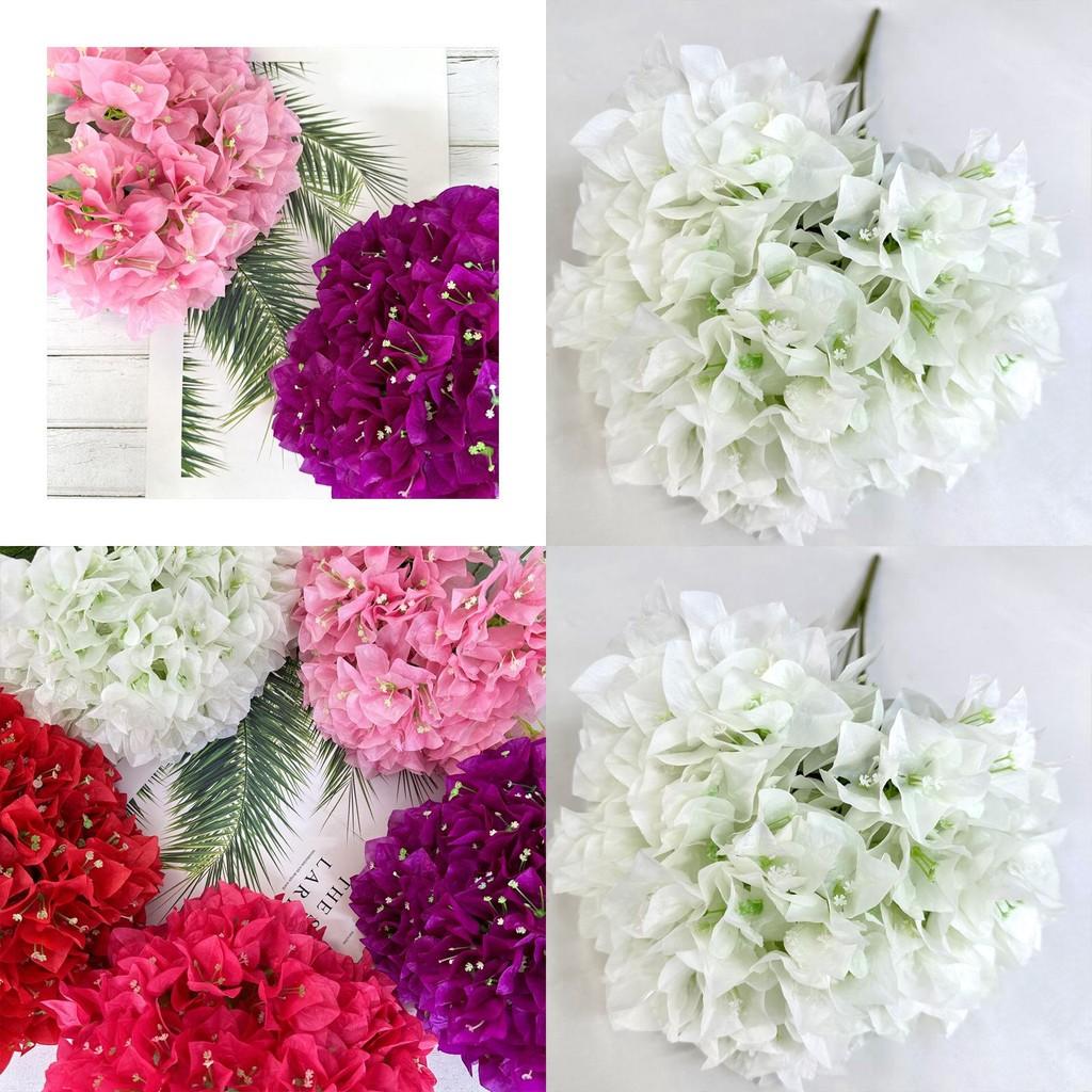 Künstliches Bougainvillea-Blumenarrangement für Hochzeitsfeiern und Foto-Requisiten mit realistischem Design