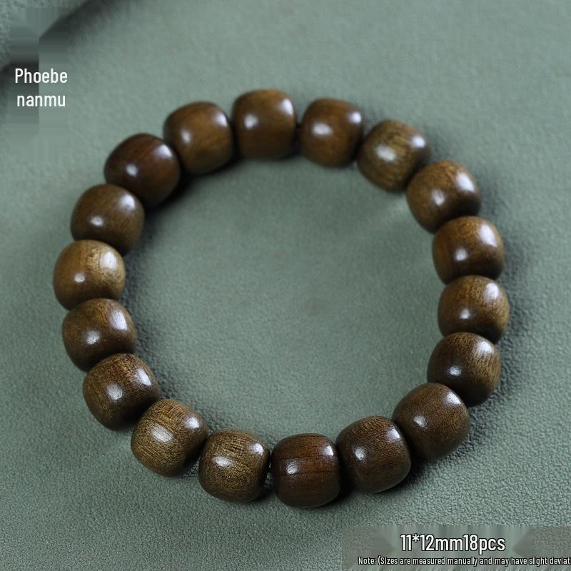 Temple Sandalwood Multi-Treasure Buddhist Rosary Beads Bracelet - Wenge Accessories Gift