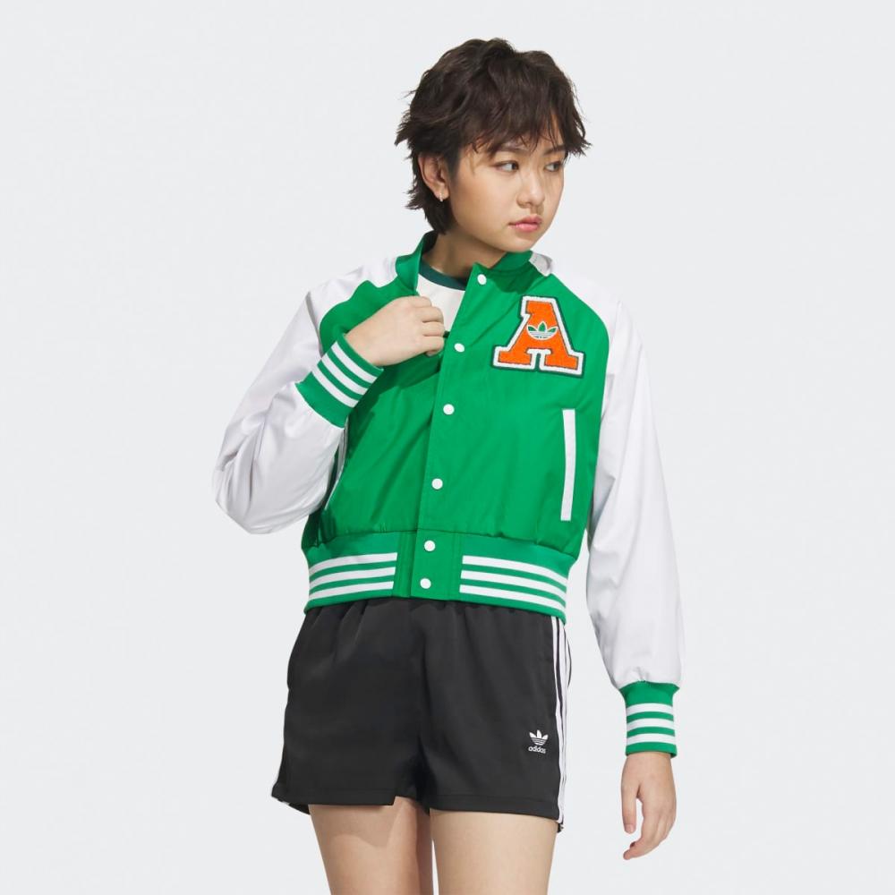 

Adidas Varsity Bomber IU4769-ЗЕЛЕНЫЙ/БЕЛЫЙ