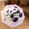 1pc Panda Heart Automatic Open/Close Umbrella Compact Folding Umbrella with 8-Rib Shaft for Women/Men, Elegant Birthday1212S