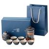Portable Glass Travel Tea Set: Quick Outdoor Kung Fu Tea Cup & Japanese Teapot - Perfect Business Gift Set