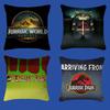 J-Jurassic P-Park Pillow Cushion Cover Pillowcase Living Room Sofa Home Decor Customized