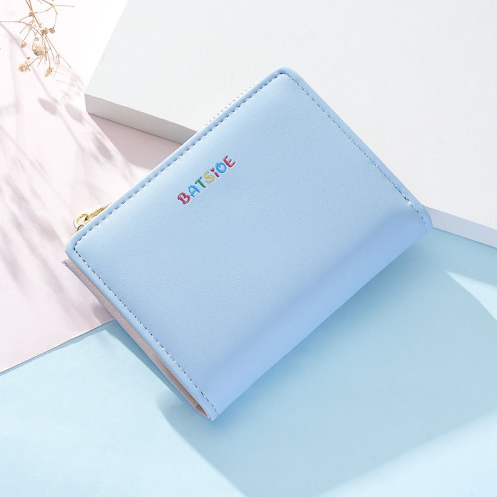 

Korean Money Bag PU Leather Coin Purse Mini Women Wallet Women синій