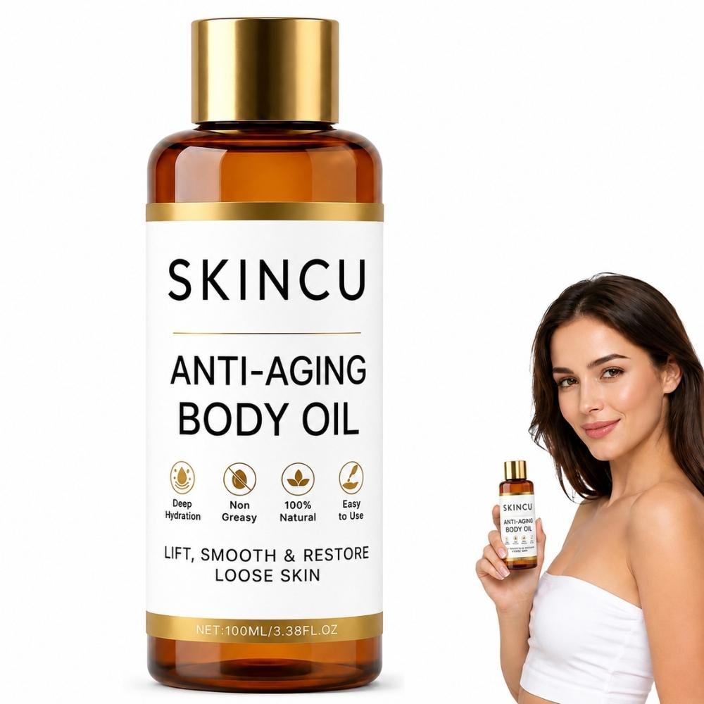 Skincu Botanical Body Care Oil Pack of 5, Fast-Absorbing Moisturizer for Soft, Smooth & Healthy-Looking Skin, 100ml Each 100ml X 5