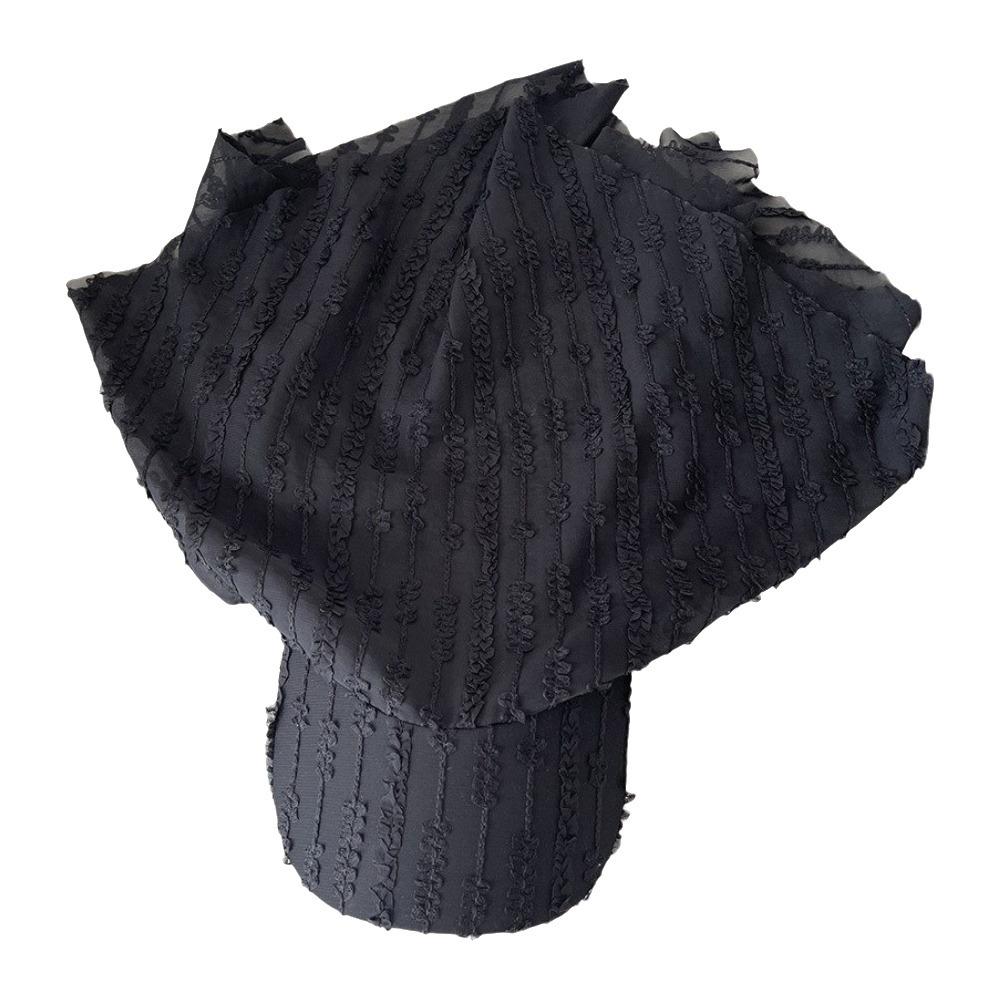 Платок-бандана Бейсболка Y2k Корейский стиль Шляпа-платок Модная Шляпа с ремешком-банданой Летняя чёрный