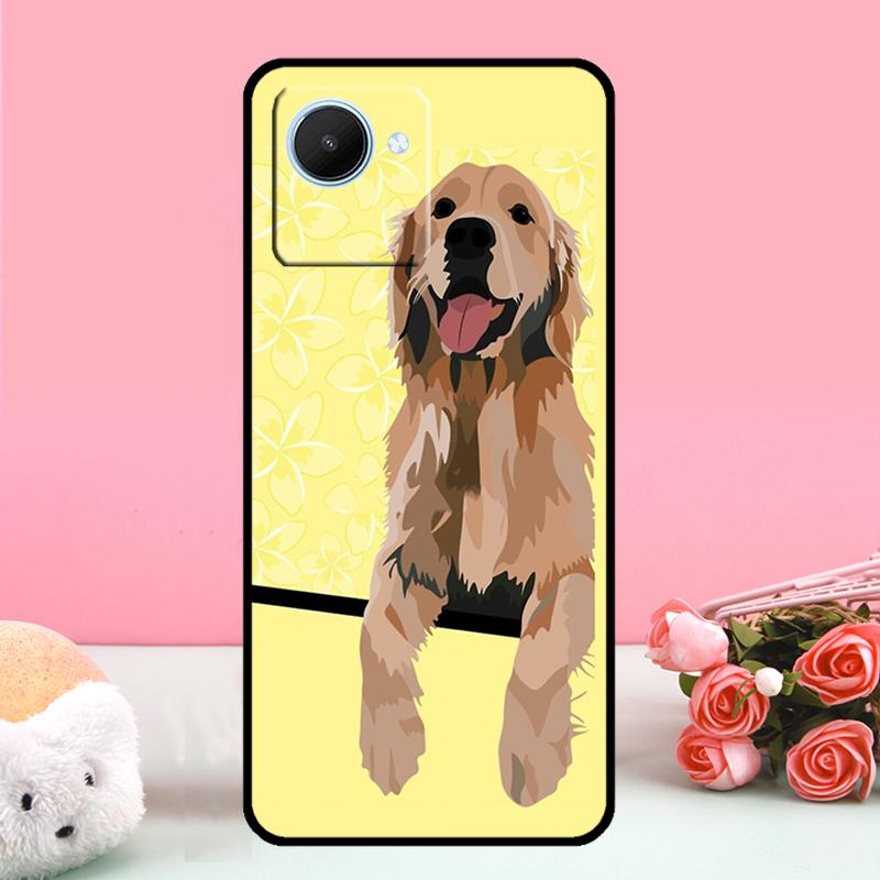 Cartoon Golden Retriever Dog For Realme 15 Pro GT7 10 11 12 13 14 Pro Plus C67 C65 C63 C61 C55 C53 C51 C35 C71 C75 Case