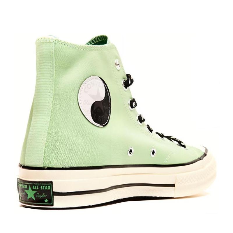 Converse 1970s Chuck Taylor HI Tai Chi Yin Yang High Top Espadrilles Unisex Green