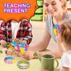 24/72 stücke PCS Zappeln Spielzeug Pop Armband Party Favors Stress Relief Zappeln Packs Groß Sensorischen Squishy Spielzeug Armband